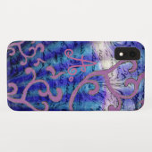 Mysteriöse Sea Monogram Phone iPhone Case (Rückseite (Horizontal))