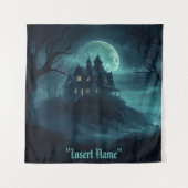 Mysteriöse Seebühne Wandteppich (Vorderseite)