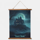 Mysteriöse Seebühne Wandteppich Mit Holzrahmen (Vorderseite)