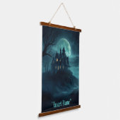 Mysteriöse Seebühne Wandteppich Mit Holzrahmen (Gewinkelt)