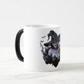 Mysteriöse Vampirhexe Tasse (Vorderseite Links)