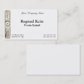 Mysteriöse Visitenkarte 1 (Vorne/Hinten)