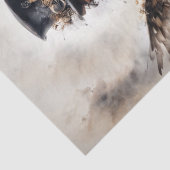 Mysteriöse Winged Lady Decoupage Seidenpapier (Detail)