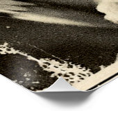 Mysteriöse Zeitung - Vintage Folklore Poster (Ecke)