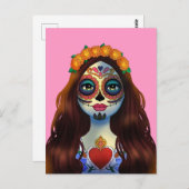 Mysteriöse Zuckerkulomane Postkarte (Vorne/Hinten)