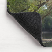 Mysteriöser Holzmousepad Mousepad (Ecke)