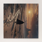 Mysteriöser Mensch Puzzle (Horizontal)