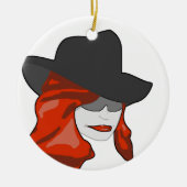 Mysteriöser Redhead Keramikornament (Vorne)