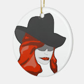 Mysteriöser Redhead Keramikornament (Links)