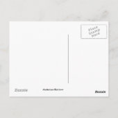 Mysteriöser Regenbogen Postkarte (Rückseite)