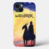 Mysteriöser Rider Wanderer anpassbar Case-Mate iPhone Hülle (Rückseite)
