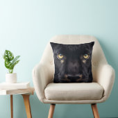 Mysteriöser Schwarzer Panther Kissen (Stuhl )