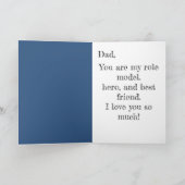 Mysteriöser Schwarzer Ritter im Mondlichtwald Karte (Innenseite)