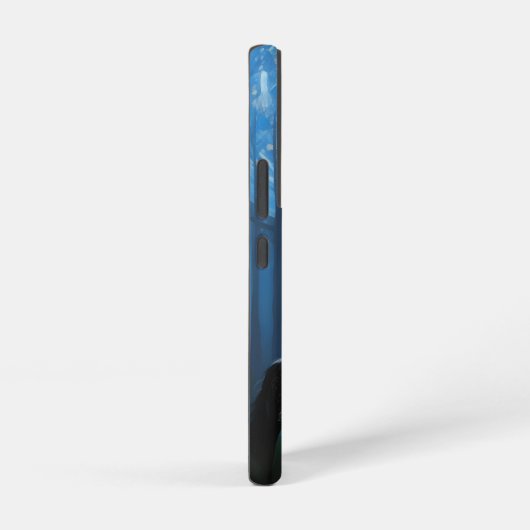 Mysteriöser Schwarzer Ritter im Mondlichtwald Samsung Galaxy Hülle (Rechte Seite)