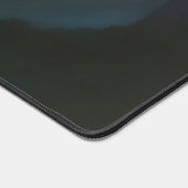 Mysteriöser Schwarzer Ritter im Mondlichtwald Schreibtischunterlage (Ecke)