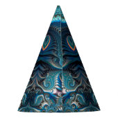 Mysteriöser Space Mandala All Seeing Eye Wizard Partyhütchen (Rückseite)