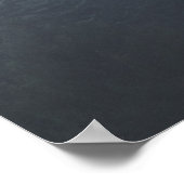 Mysteriöser Wald im Nebel Poster (Ecke)