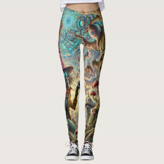Mysteriöser Whimsischer Hasser Leggings
