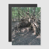 Mysteriöses Baumagazin Magnetkarte (Vorne/Hinten)