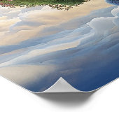 Mysteriöses Blumenschild Poster (Ecke)