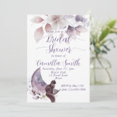 Mysteriöses Brautparty des Mondkatzenhofs Einladung (Stehend Vorderseite)