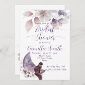 Mysteriöses Brautparty des Mondkatzenhofs Einladung (Vorne/Hinten)