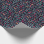 Mysteriöses Dungeon Door D&D Fantasy Portal Geschenkpapier (Ecke)