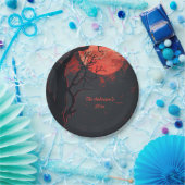 Mysteriöses Halloween Night Custom Pappteller (Party)