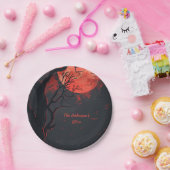 Mysteriöses Halloween Night Custom Pappteller (Party)