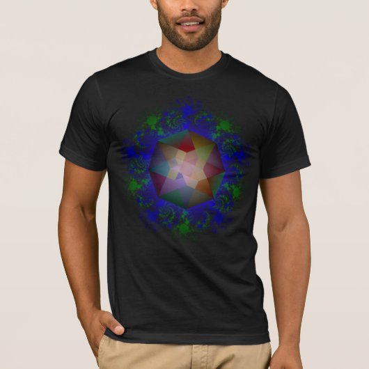 Mysteriöses Hypercube T Shirt (Vorderseite)