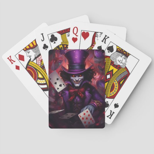 Mysteriöses Kartenspiel mit dem Joker Spielkarten (Rückseite)