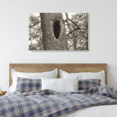 Mysteriöses Loch (Sepia) Leinwanddruck (Insitu (Schlafzimmer))