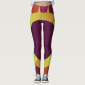 Mysteriöses Muster Leggings (Vorderseite)