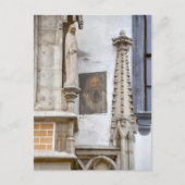 Mysteriöses Portrait auf dem Rathaus, Bratislava Postkarte (Vorderseite)