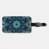 Mysteriöses Raummandala Gepäckanhänger (Rückseite horizontal)