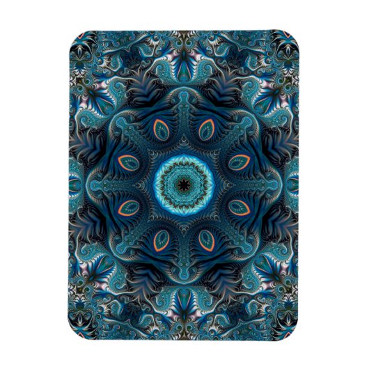 Mysteriöses Raummandala Magnet (Vertikal)