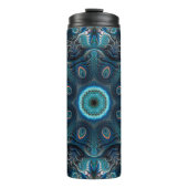Mysteriöses Raummandala Thermosbecher (Vorderseite)