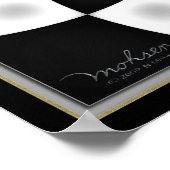 Mysteriöses Scheckloch Poster (Ecke)