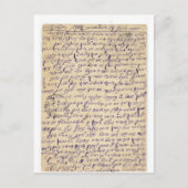 Mysteriöses Schreiben (Jiddisch?) Postkarte 1902 (Vorderseite)