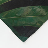 Mysteriöses Schwarzes Panther Jungle Wildlife Desi Fleecedecke (Ecke)