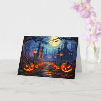 Mysteriöses Spuk Haus - glückliches Halloween