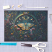 Mysteriöses Twilight Portal, Moth & Eclipse Seidenpapier (Handwerk)