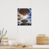 Mysteriöses UFO Poster (Küche)