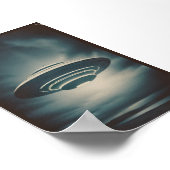 Mysteriöses UFO Poster (Ecke)