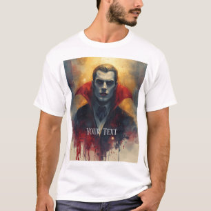 Mysteriöses Vampire Portrait Männer's T - Shirt. T-Shirt