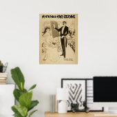 Mysteriöses VAUDEVILLE-Poster "Mind Reading Act" Poster (Heimbüro)