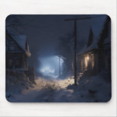 Mysteriöses Winterdorf Mousepad (Vorne)