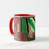 Mysterioso Moderne Kunst Tasse (Vorderseite Links)