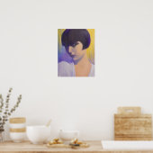 MYSTERIOUS ART DECO LADY POSTER (Küche)