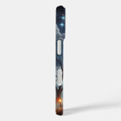 Mysterious Black Cat Halloween Phone Case (Rückseite / Rechts)